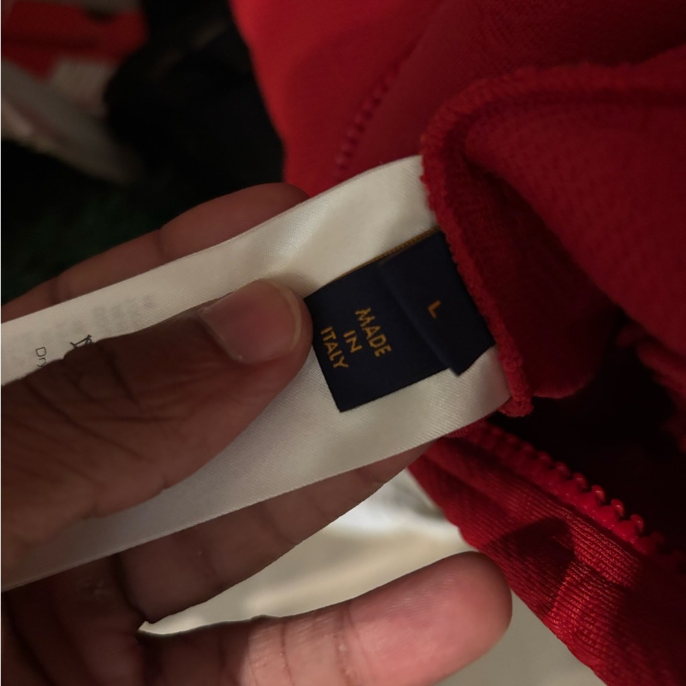 Louis Vuitton Vibrant Red Textured Jacket - Picture 5 of 5